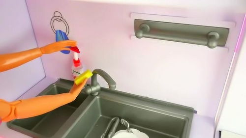 微型世界diy 迷你厨房清洁用品
